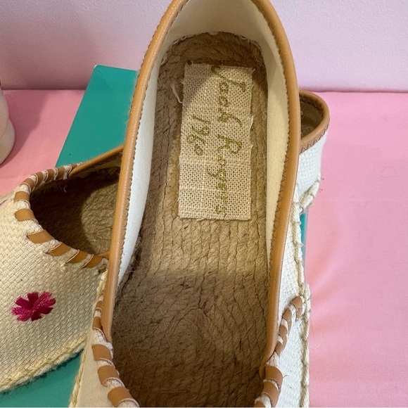 Jack Rogers Girls Colorful Floral Espadrilles NEW Size 4 - Picture 4 of 6
